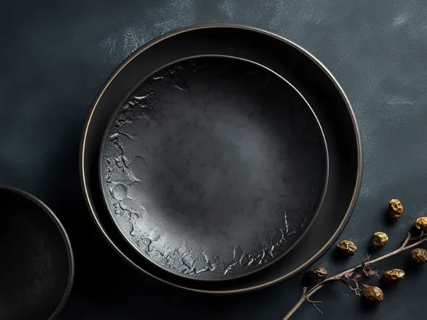 Keramikteller Anthrazit Carbon